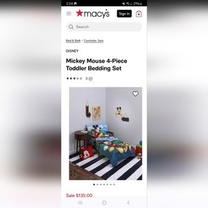 Crib Mickey Mouse Bedding